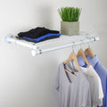 Instyledesign Single Shelf With Hanger White