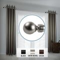 Instyledesign Sondra 1.5 Side Curtain Rod 12 20 Inch Long Set Of 2 12 To 20 Inches
