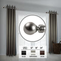 Instyledesign Sondra 1.5 Side Curtian Rod Set Of 2