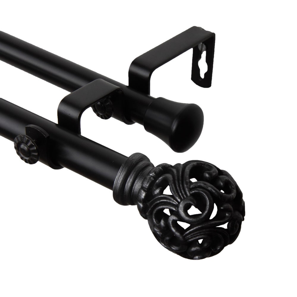 Instyledesign Stella Adjustable Double Curtain Rod