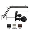 Instyledesign Stella Corner Window Double Curtain Rod 13 16 Inch Dia.