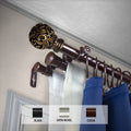Instyledesign Stella Triple Curtain Rod 13 16 Inch Dia.
