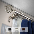 Instyledesign Torison Triple Curtain Rod 13 16 Inch Dia.