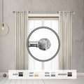 Instyledesign Winona 1 Side Curtain Rod 12 20 Inch Long Set Of 2 12 To 20 Inches