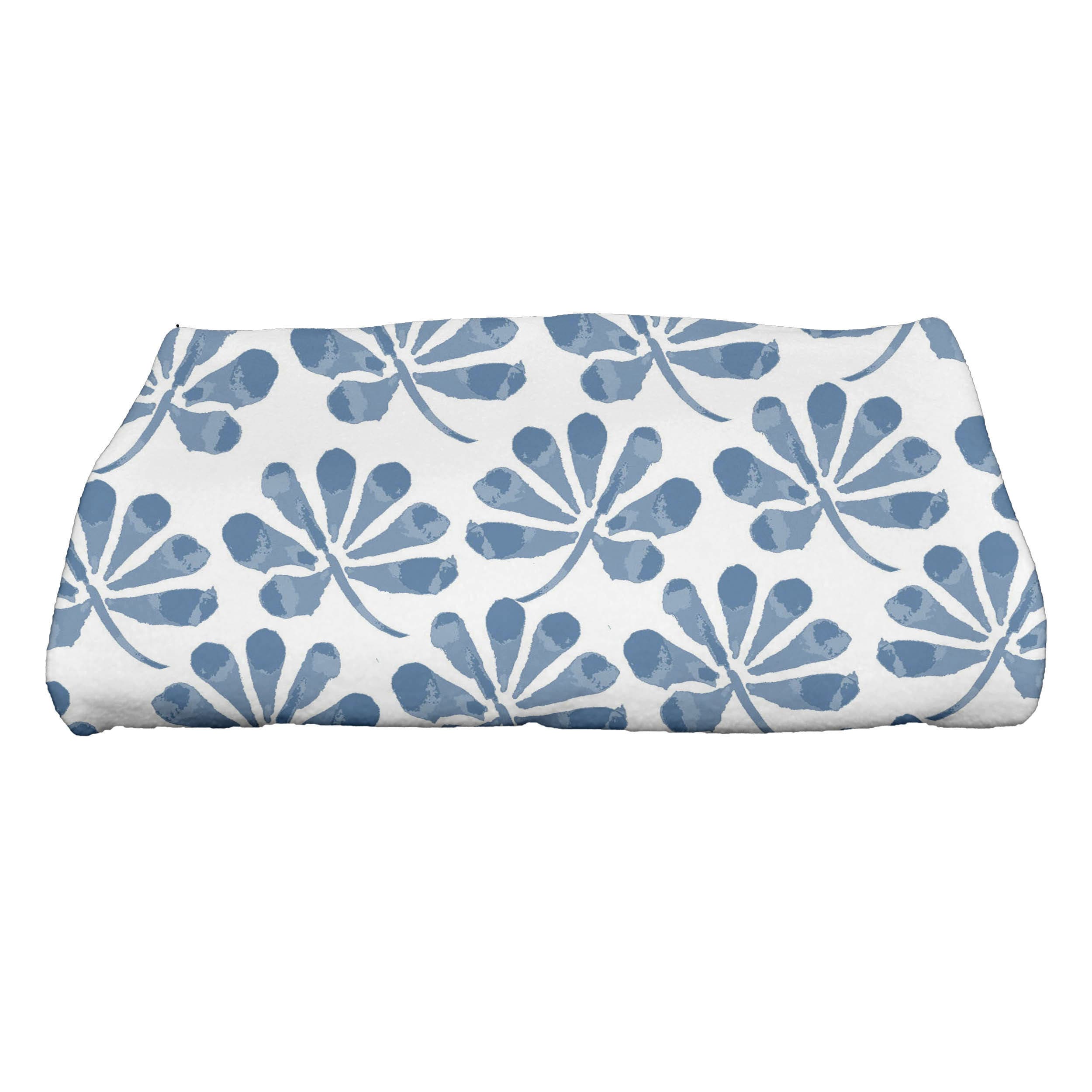 30 X 60 Inch Ina Floral Print Bath Towel