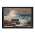 Incoming Tide Scarboro Maine 1883 Winslow Homer Custom Framed Canvas