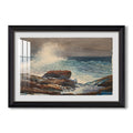 Incoming Tide Scarboro Maine 1883 Winslow Homer Custom Framed Print
