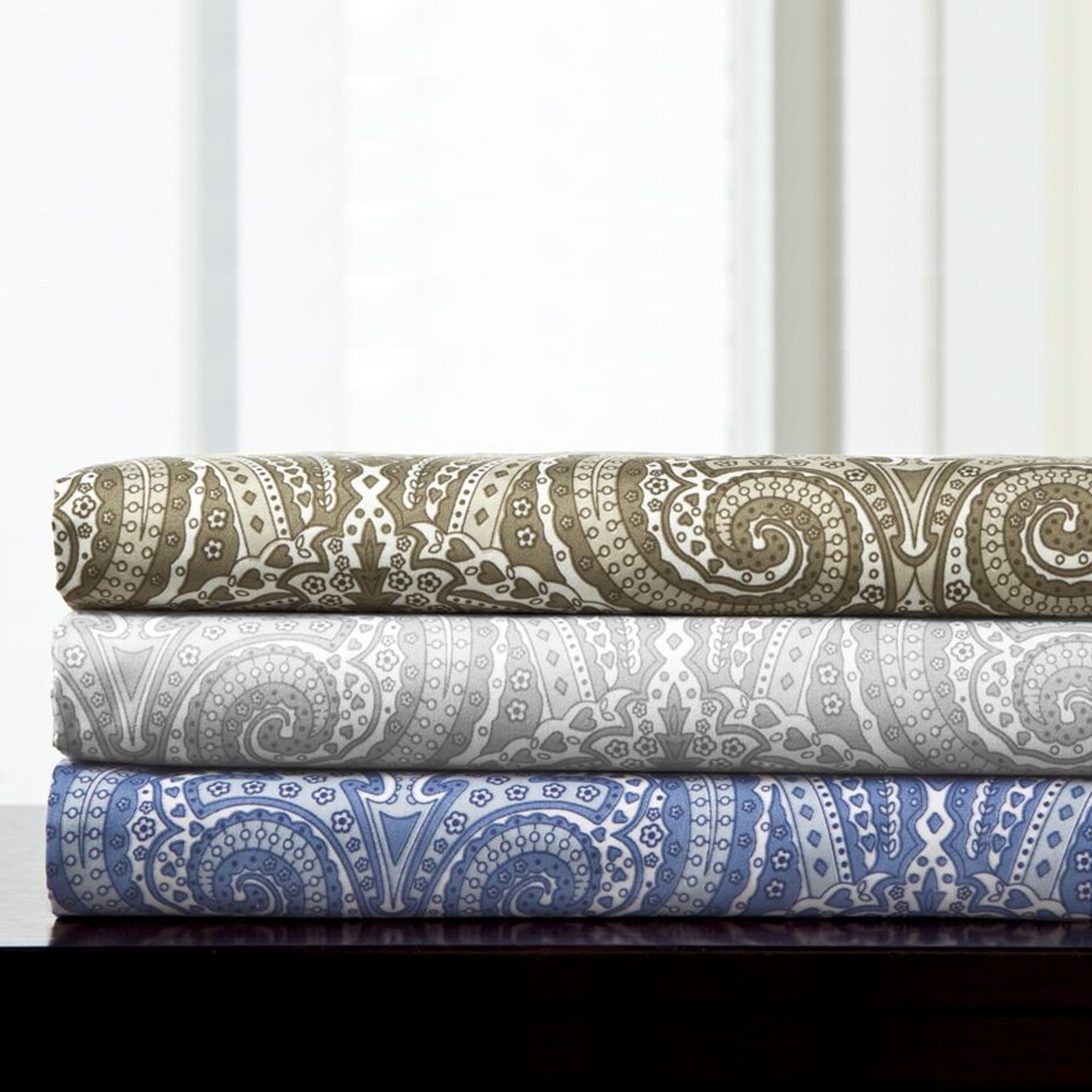 Incredibly Soft 4 Piece Paisley Sheet Set