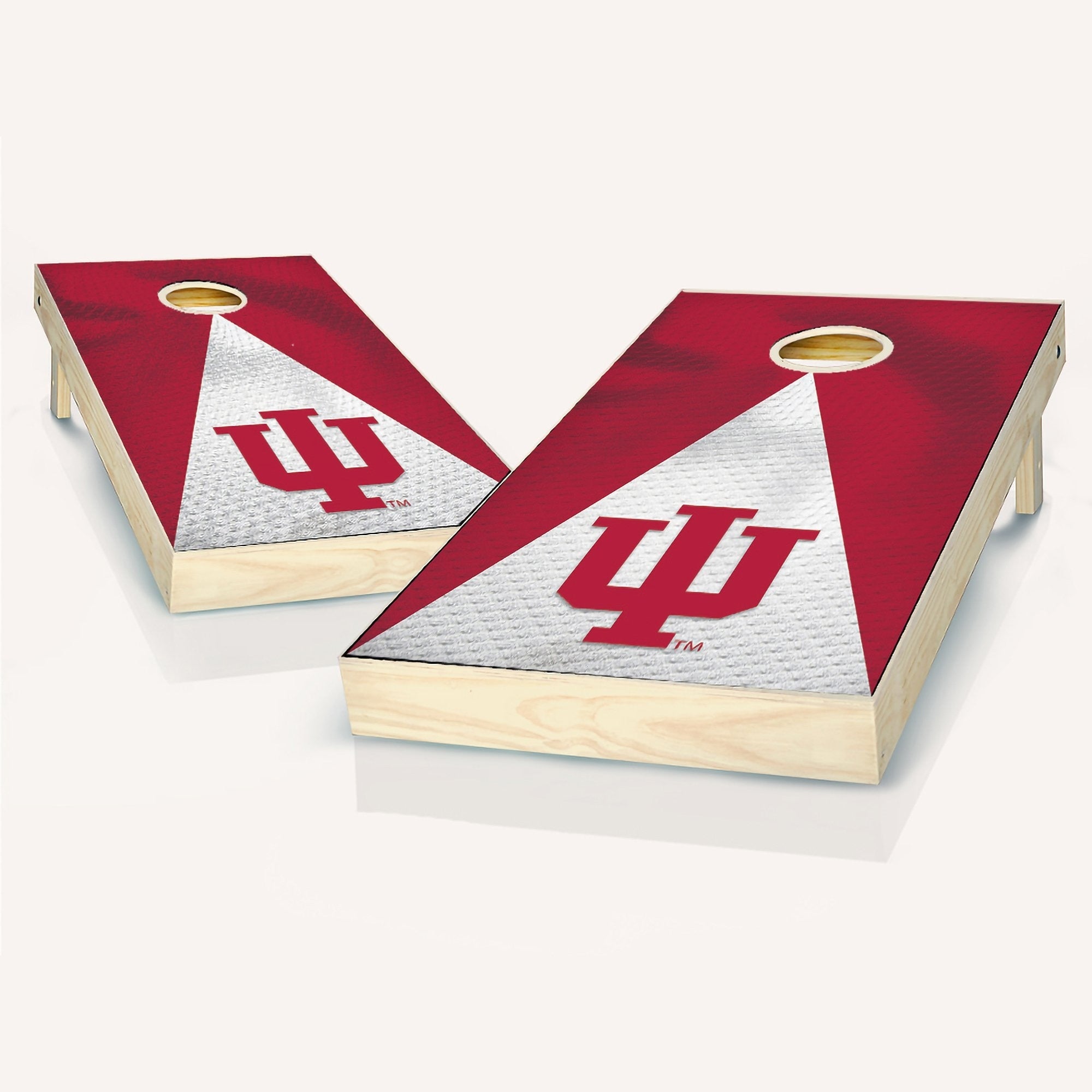 Indiana Hoosier Jersey Cornhole Set Includes 8 Team Logo Bags Optional Accessories