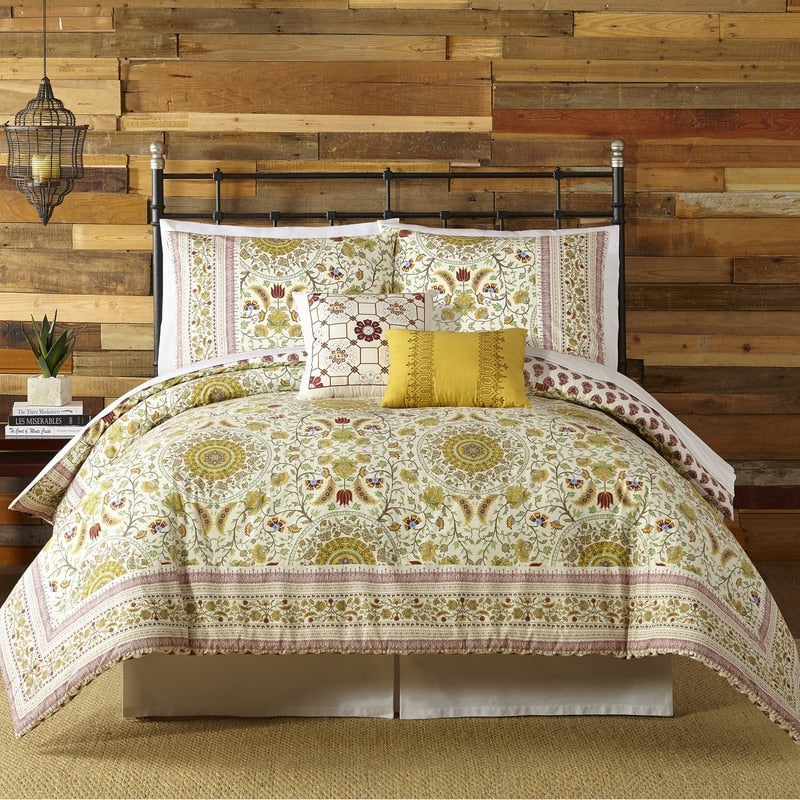 Indigo Bazaar Joanne 5 Piece Cotton Comforter Set