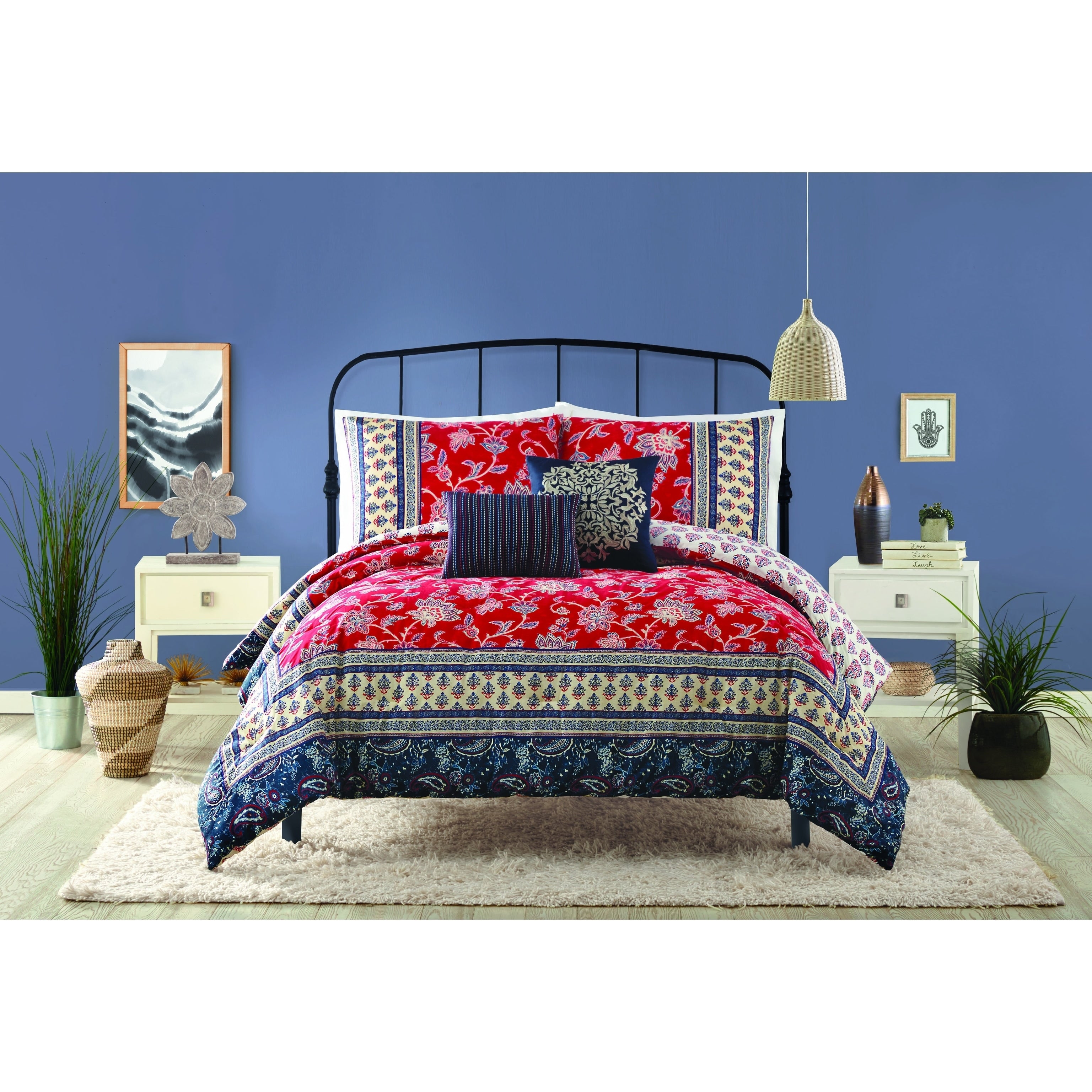 Indigo Bazaar Trading Company Marbella 5 Piece Comforter Set