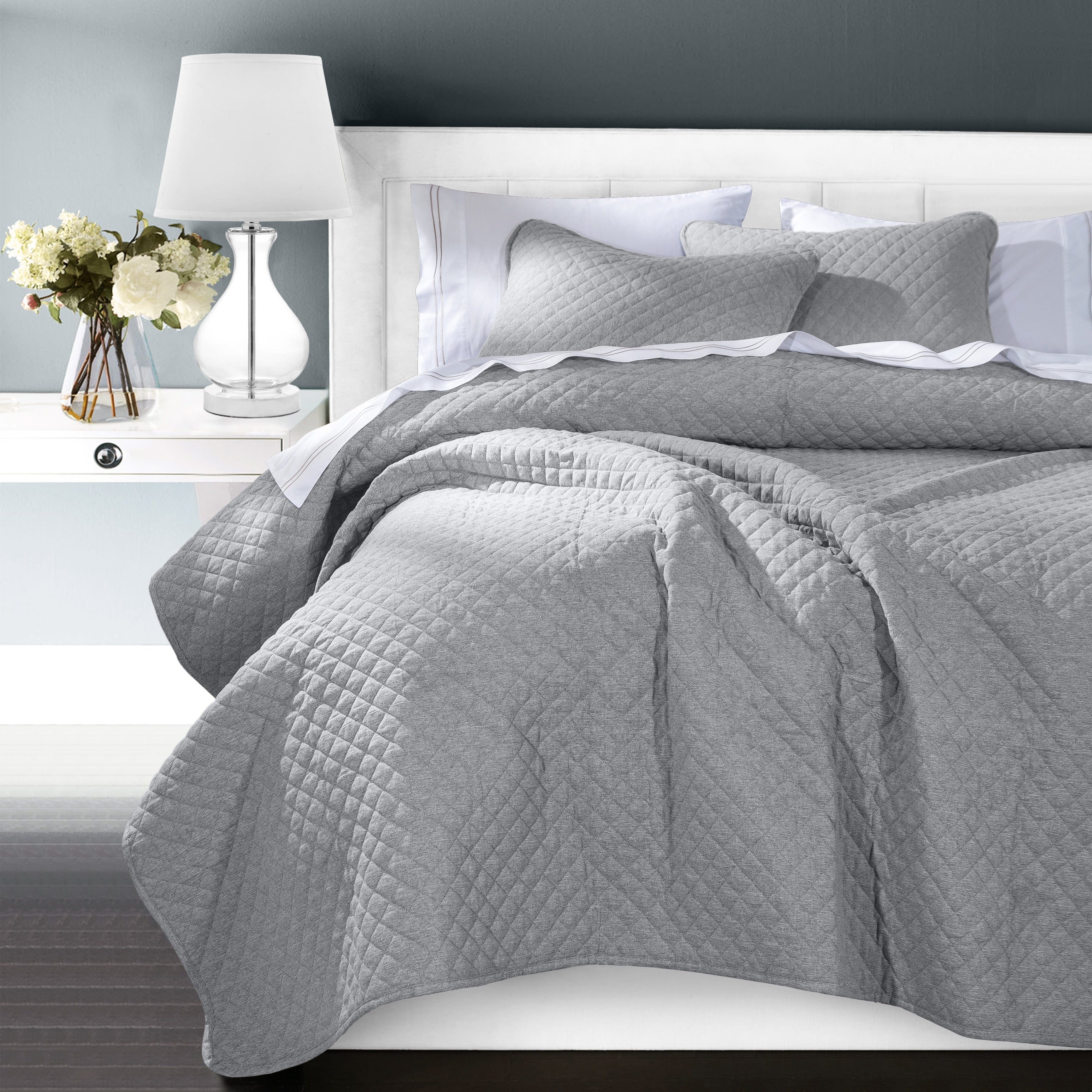 Hiend Accents Anna Coverlet Super Queen Light Tan