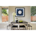 Indigo Kaleidoscope I Framed Giclee Print