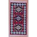 Handmade Herat Oriental Indo Kazak Wool Rug India 22 X 4