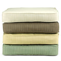 Indoor Outdoor 18 X 12 Textured Neutral Chair Cushion With Sunbrella Fabric