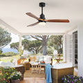 Indoor Ceiling Fan With Dimmable Led Light Remote Control