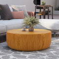 Indoor Coffee Table Drum Center Table Living Room Table Sofa Table Side Table Natural End Table Accent Table