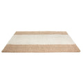 Indoor Jute Natural Stripes Mat 3 X 2