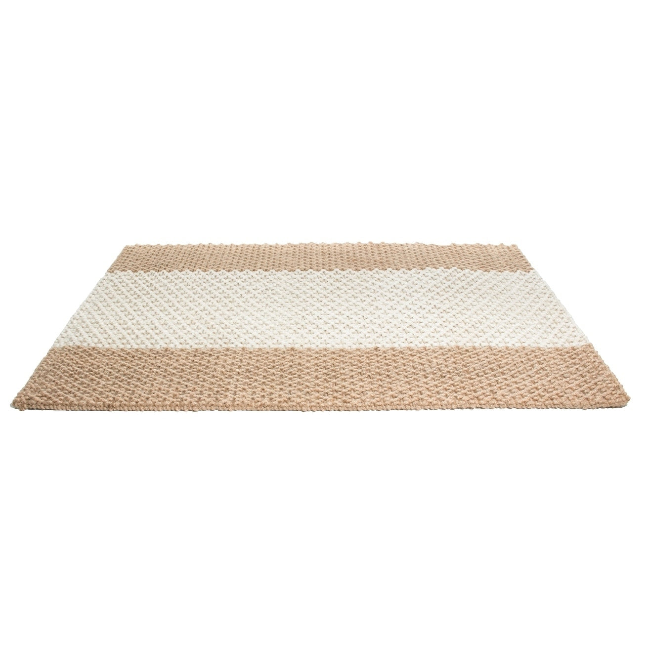 Indoor Jute Natural Stripes Mat 3 X 2