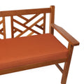Indoor Outdoor 48 Bench Cushion With Sunbrella Fabric Solid Traditional