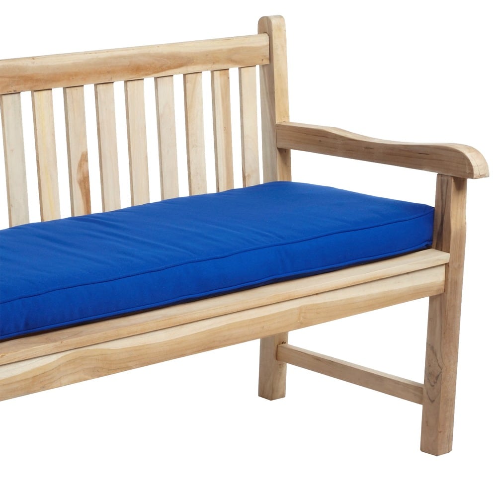 Indoor Outdoor 60 Bench Cushion With Sunbrella Fabric Solid Bright