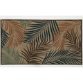 Indoor Outdoor Area Rugs Palm Leaf Pattern Washable Non Slip 0.16 In Thick
