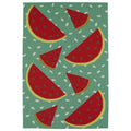 Indoor Outdoor Beachcomber Watermelon Rug 5 X 76