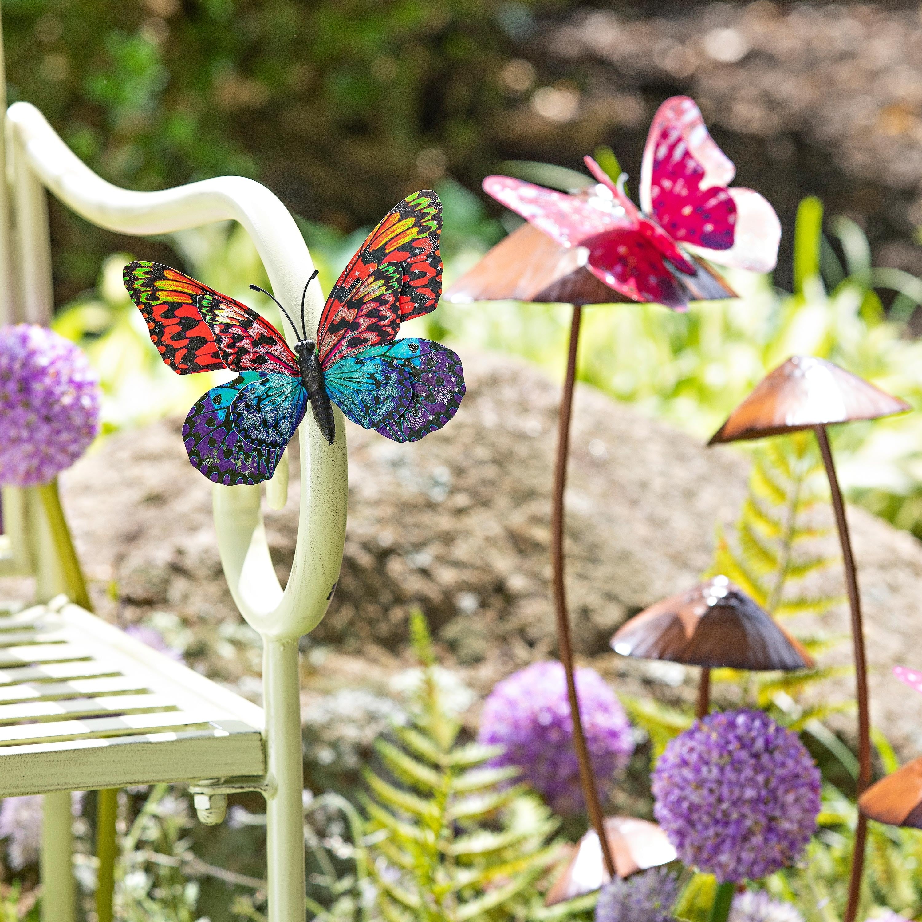 Indoor Outdoor Butterfly Magnets Set Of 12