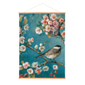 Indoor Wall Decor Canvas Tapestry Bird On Floral Branches