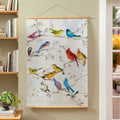 Indoor Wall Decor Canvas Tapestry Birds On Branches