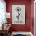 Indoor Wall Decor Canvas Tapestry Tiny Seeds Carry The Biggest Dreams
