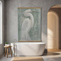 Indoor Wall Decor Canvas Tapestry White Egret