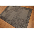 Industrial Boho Damask Machine Made Indoor Outdoor Turkish Dhurry Rug Multi Color