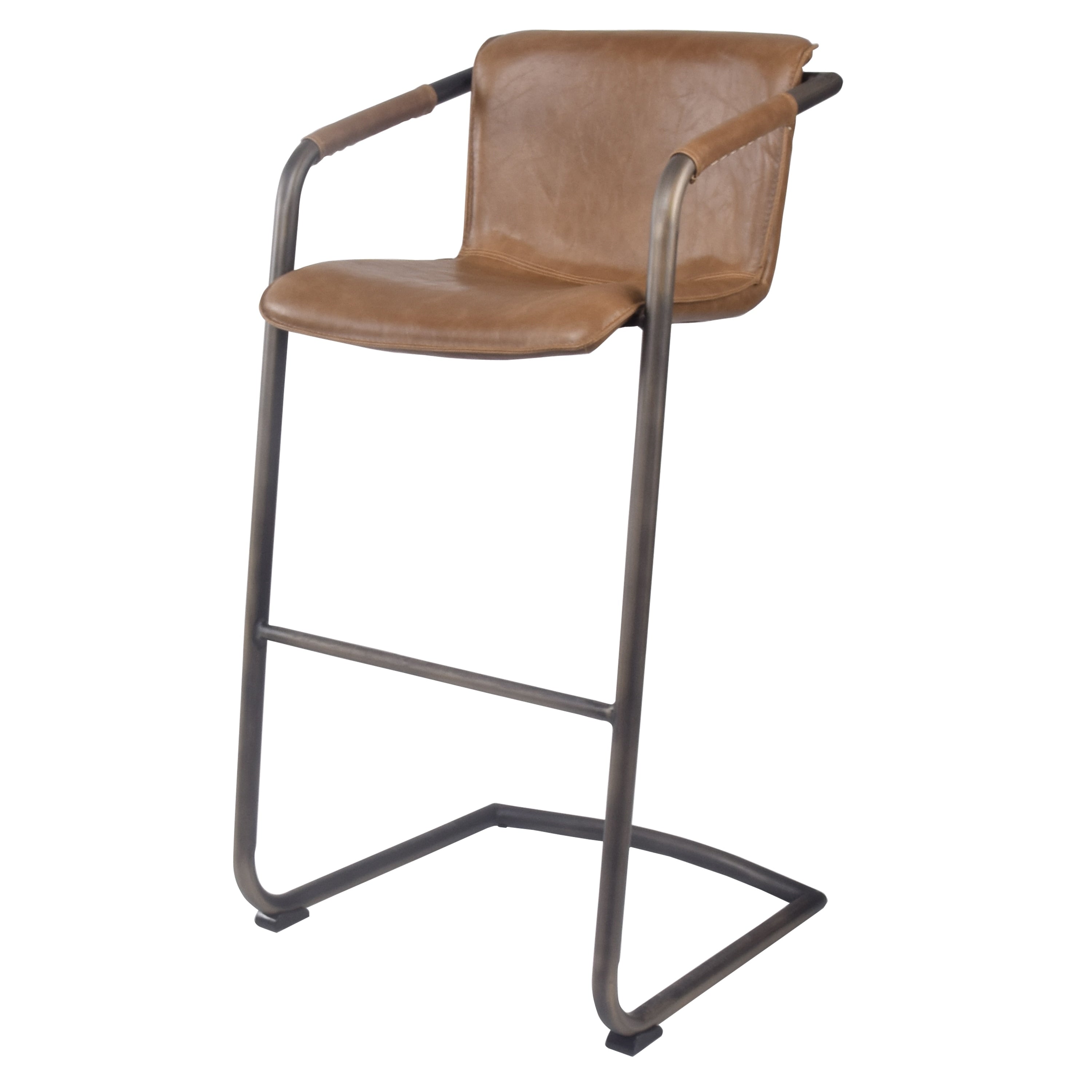Indy Pu Leather Bar Stool Set Of 2