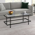 Inez Coffee Table Brass Finish