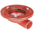 Infinity Drain Cdiq 42 Round Cast Iron Clamp Down Drain With 4 Throat And Side N A