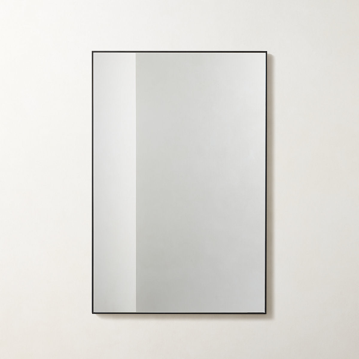 Infinity Black Oblong Wall Mirror 23inx37in
