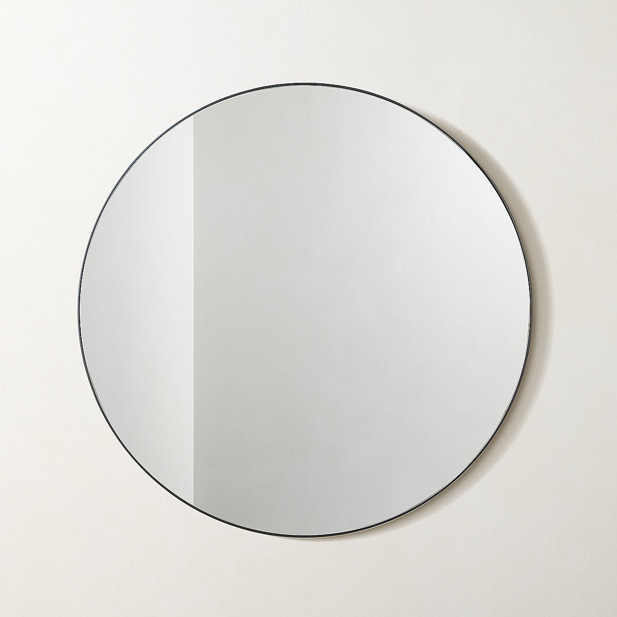 Infinity Modern Black Full-Length Floor Mirror 32inx76in