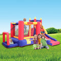 Inflatable Bouncer House With Air Blower Jumping Castle With Slide Family Backyard Bouncy Castle