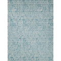 Ink Blot Hand Tufted New Zealand Wool Turquoise Area Rug 2 X 3