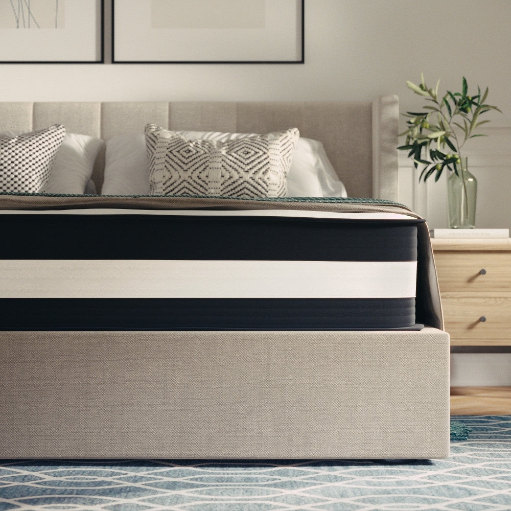 Capri Comfortable Sleep 12 Inch Foam And Pocket Spring Mattress Twin In A Box