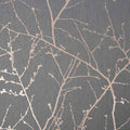 Innocence Charcoal And Copper Wallpaper