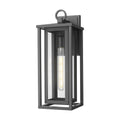 Innovations Lighting Ashland Collection 1 Light 18 Black Matte Outdoor Wall Sconce