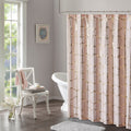 Intelligent Design Khloe Geometric Metallic Printed Shower Curtain 4 Color Option