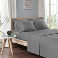 Intelligent Design Microfiber Sheet Set With Side Storage Pockets On The Fitted Sheet