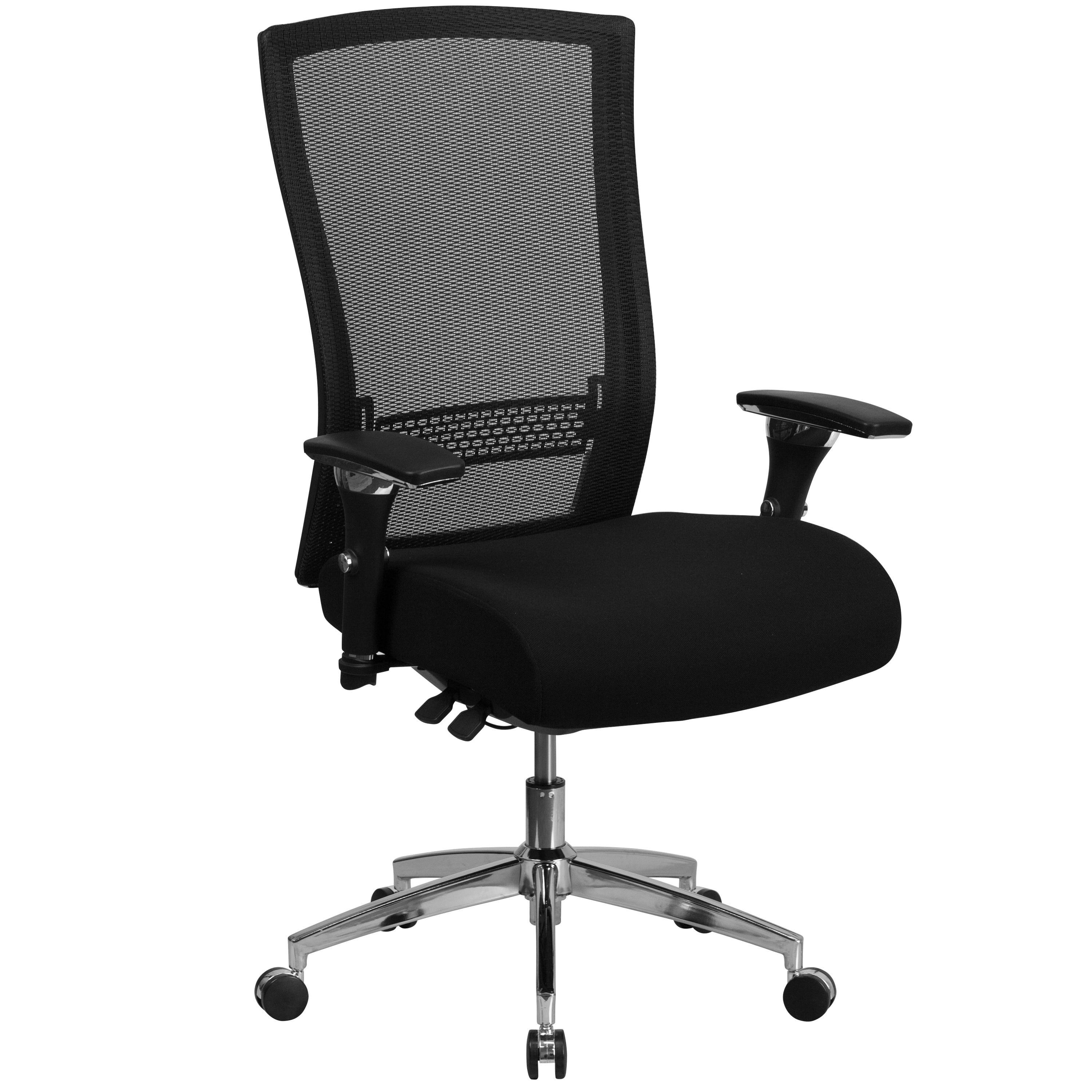 Hercules Series 24 7 Intensive Use 300 Lb. Rated Multifunction Executive Swivel Chair With Seat Slider
