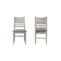 Carson Carrington Jusso Weathered White Side Chairs Set Of 2