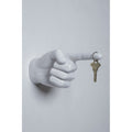 Interior Illusions Plus White One Finger Pointing Wall Mount 8 Long