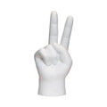 Interior Illusions Plus White Peace Sign Tabletop 8 Tall