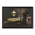 Interior After Dinner 1868 1869 Claude Monet Custom Framed Canvas